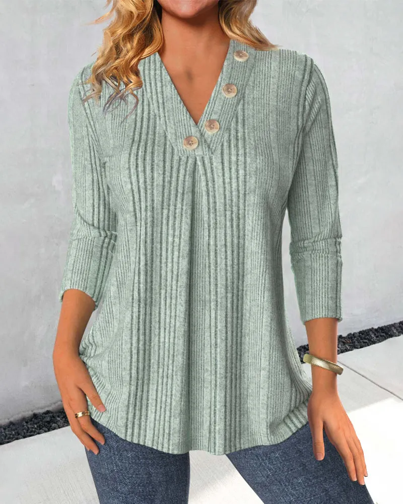 Fanny - Blouse verte élégante