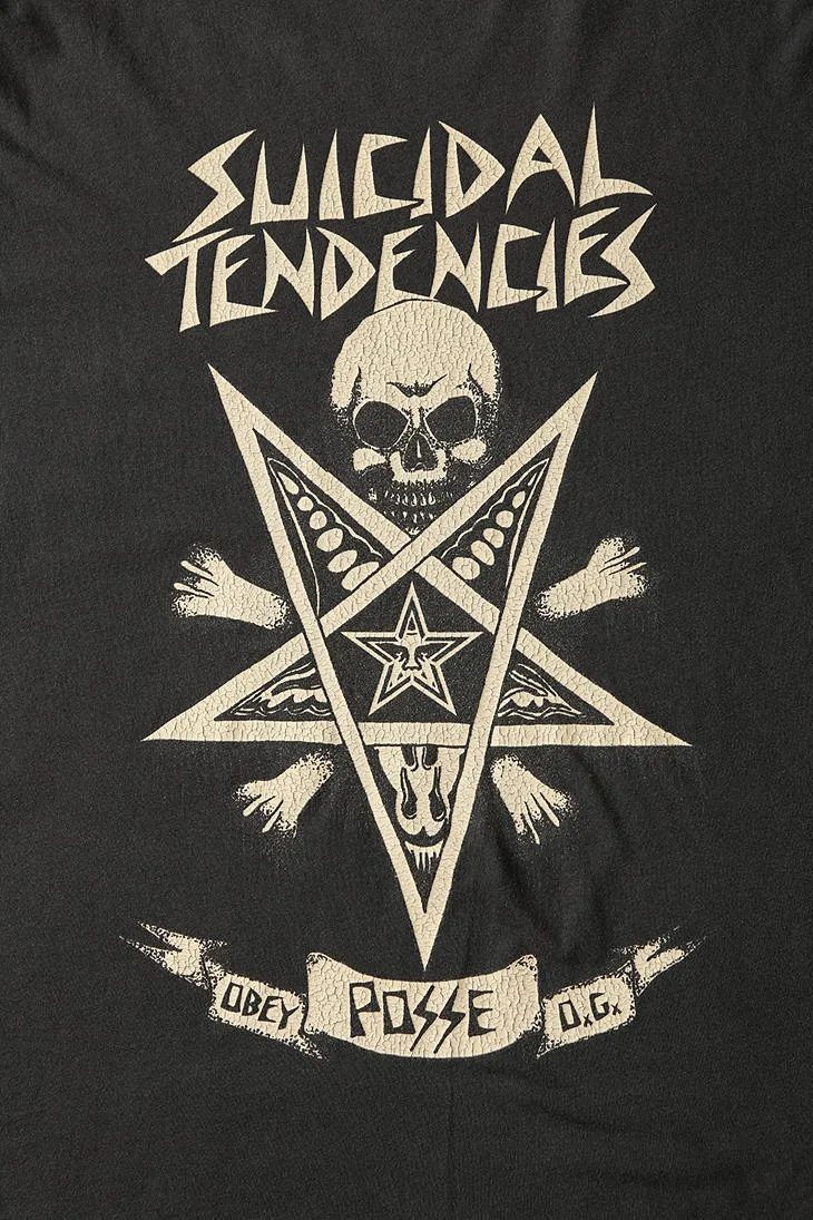 OBEY X SUICIDAL TENDENCIES POSSESSED TEE // DUSTY BLACK